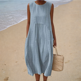 Sleeveless Summer Dress in a Comfortable Fit