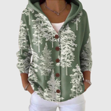 Cozy knitted cardigan with hood