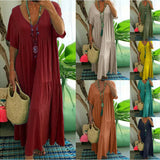 Maelis | Kleid aus Leinen und Baumwolle