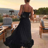 Eliana | Elegantes Maxikleid mit Rüschen