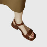 Kaia - Elegante Leder-Sandalen mit orthopädischer Unterstützung
