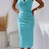 Aurora | Fliessendes Drapiertes Kleid
