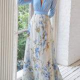 Peniel | Elegantes Blumen-Maxikleid