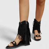 Eira - Elegante Sandalen mit Fransen