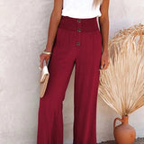 Riana - Hochgeschnittene Relaxed-Hose