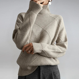 Lauren | Exklusiver Kaschmir-Rollkragenpullover