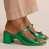 Mila | Farbige Sandalen mit Blockabsatz