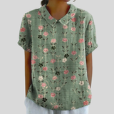 Elegantes Komfort-Blusentop mit Blumenmuster