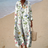 Elegant summer dress with print