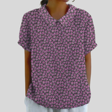Elegantes Komfort-Top mit Blumenmuster