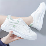 Elegante weisse leichte Komfort-Sneaker