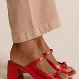 Mila | Farbige Sandalen mit Blockabsatz