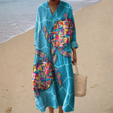 Elegant Summer Dress with Print