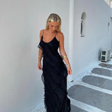 Eila | Maxikleid mit Volants