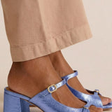 Mila | Farbige Sandalen mit Blockabsatz