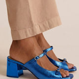 Mila | Farbige Sandalen mit Blockabsatz