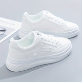 Elegante weisse leichte Komfort-Sneaker