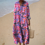 Elegantes Sommerkleid mit Print