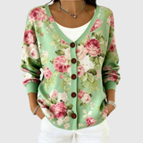 Knopf-Cardigan aus komfortablem Strickstoff