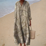 Elegant summer dress with print