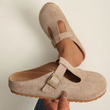 Solea - Bequeme Sabots mit minimalistischer Schnalle