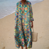 Elegant summer dress with print