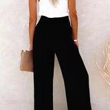 Riana - Hochgeschnittene Relaxed-Hose