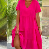 Bexley - Elegantes Sommerkleid mit V-Ausschnitt