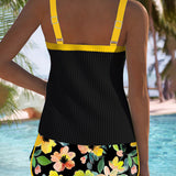 Élise | Eleganter Tankini im Zweiteiler-Look