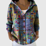 Hoodie-Strickjacke