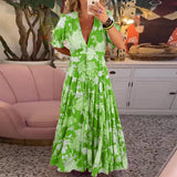 Floriana - Kleid mit leuchtenden Blumenmuster