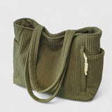 Léa | Noble bag in striped velvet with cord details