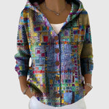 Hildegunde | Cardigan im bunten Patchwork-Look