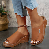 Isabelle | Komfortable Wedge-Pantolette