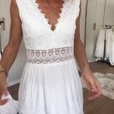 Circe - Spitzen-Camisole mit V-Ausschnitt