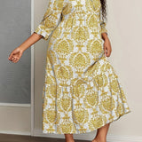 Molly - Kleid im Boho-Mosaikdesign