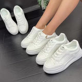 Elegante weisse leichte Komfort-Sneaker