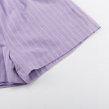 Viola - Set aus Bluse mit Knöpfen und luftigen Shorts