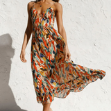 Eli | Midi-Kleid in Leuchtenden Farben