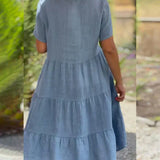 Bexley - Elegantes Sommerkleid mit V-Ausschnitt