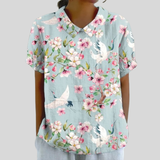 Elegantes Floral Comfort-Top
