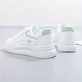 Elegante weisse leichte Komfort-Sneaker