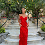 Eila | Maxikleid mit Volants