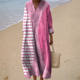 Elegant summer dress with print