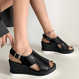 Baylie - Stilvolle Metallicsandalen