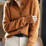 Claire | Cashmere Cardigan im Retro-Stil