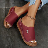 Isabelle | Komfortable Wedge-Pantolette