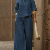 Elisa | Denim-Set
