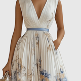 Rowella | Elegantes Maxikleid mit Plissee