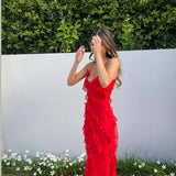 Eila | Maxikleid mit Volants